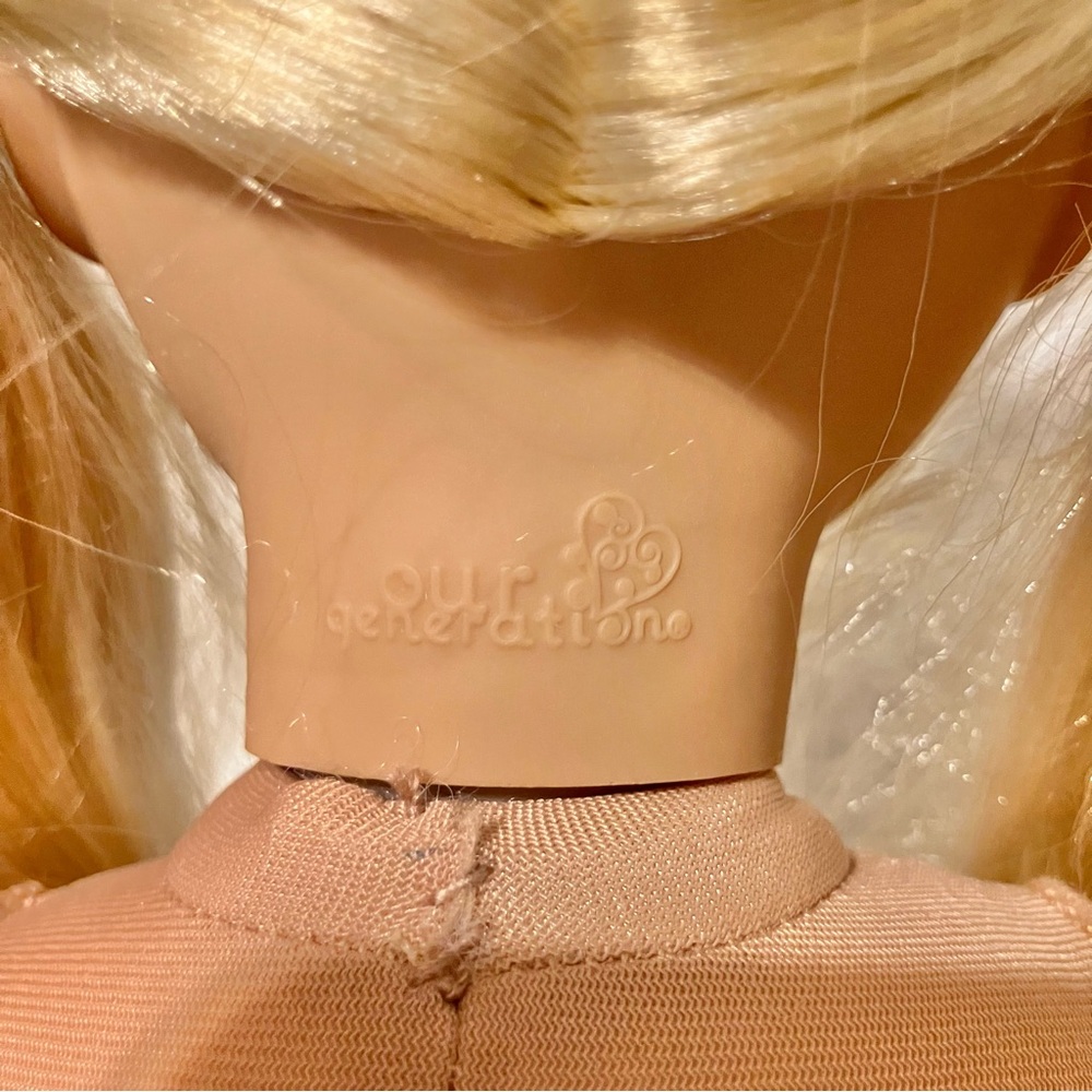 Battat Our Generation 18” Cloth & Vinyl Doll Blonde Hair Blue Eyes Posable - Picture 8 of 10